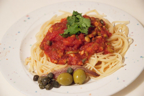 pasta with anchovies