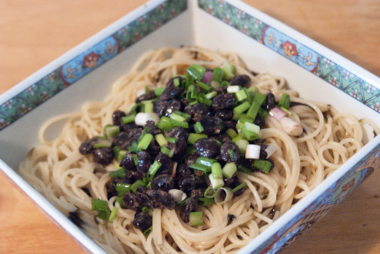 pasta with nori seaweed sauce