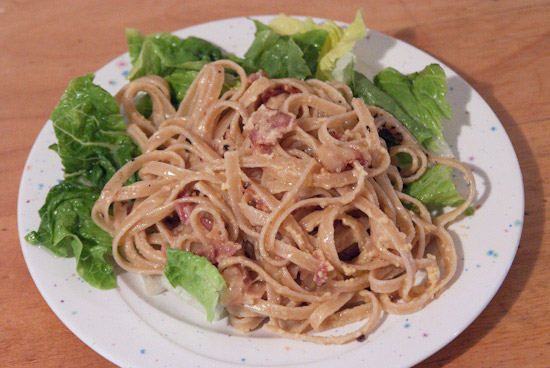 pasta carbonara